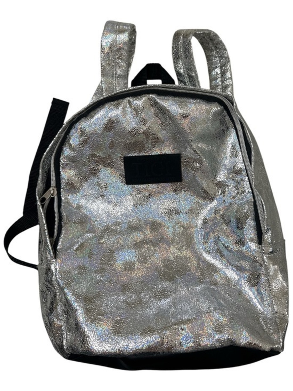 TIGI Metallic Cheetah Print Backpack NWOT